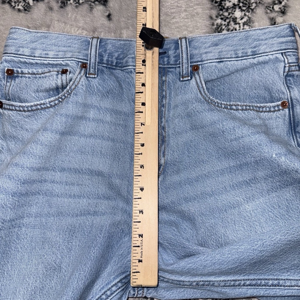 Abercrombie Fitch The Wide Leg High Rise Jeans Womens Size 28 Blue Light Wash - Picture 5 of 13